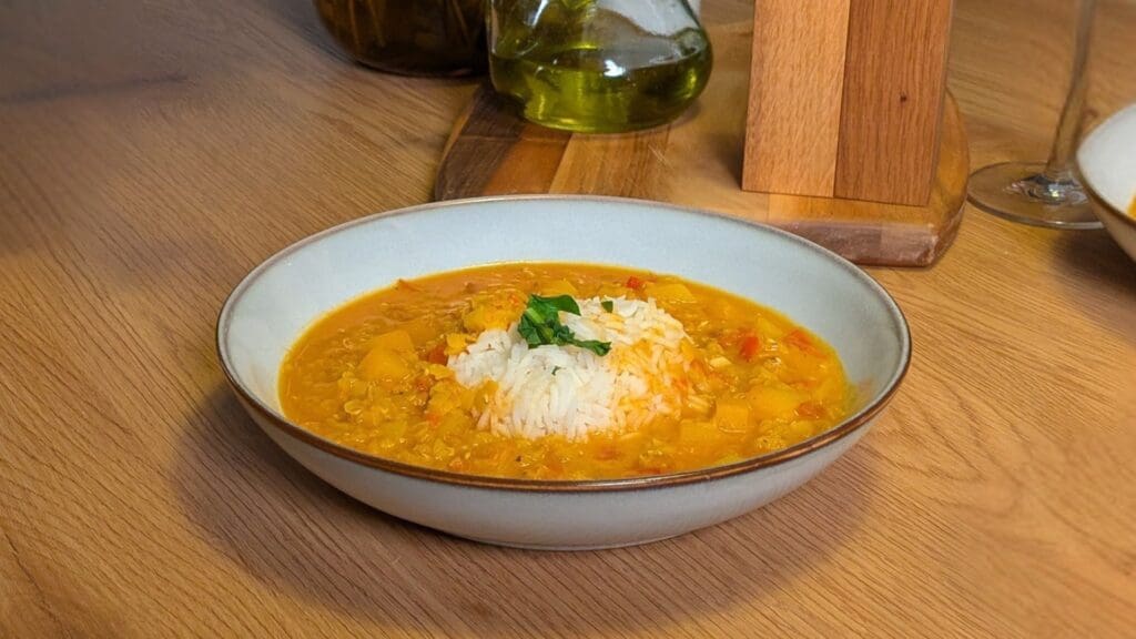 Curry od bundeve i leće